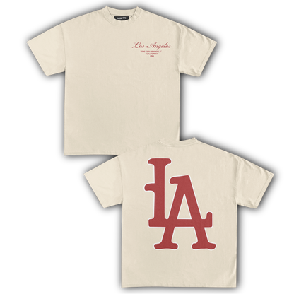 CITY OF ANGELS V2 DOUBLE TEE WHITE