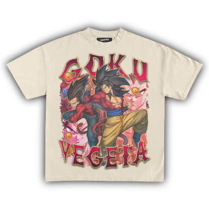 DRAGON BALL Z: GOKU x VEGETA VINTAGE TEE