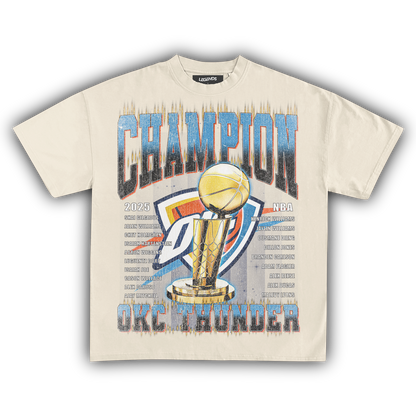 OKLAHOMA CITY THUNDER - CHAMPION ROSTER TEE