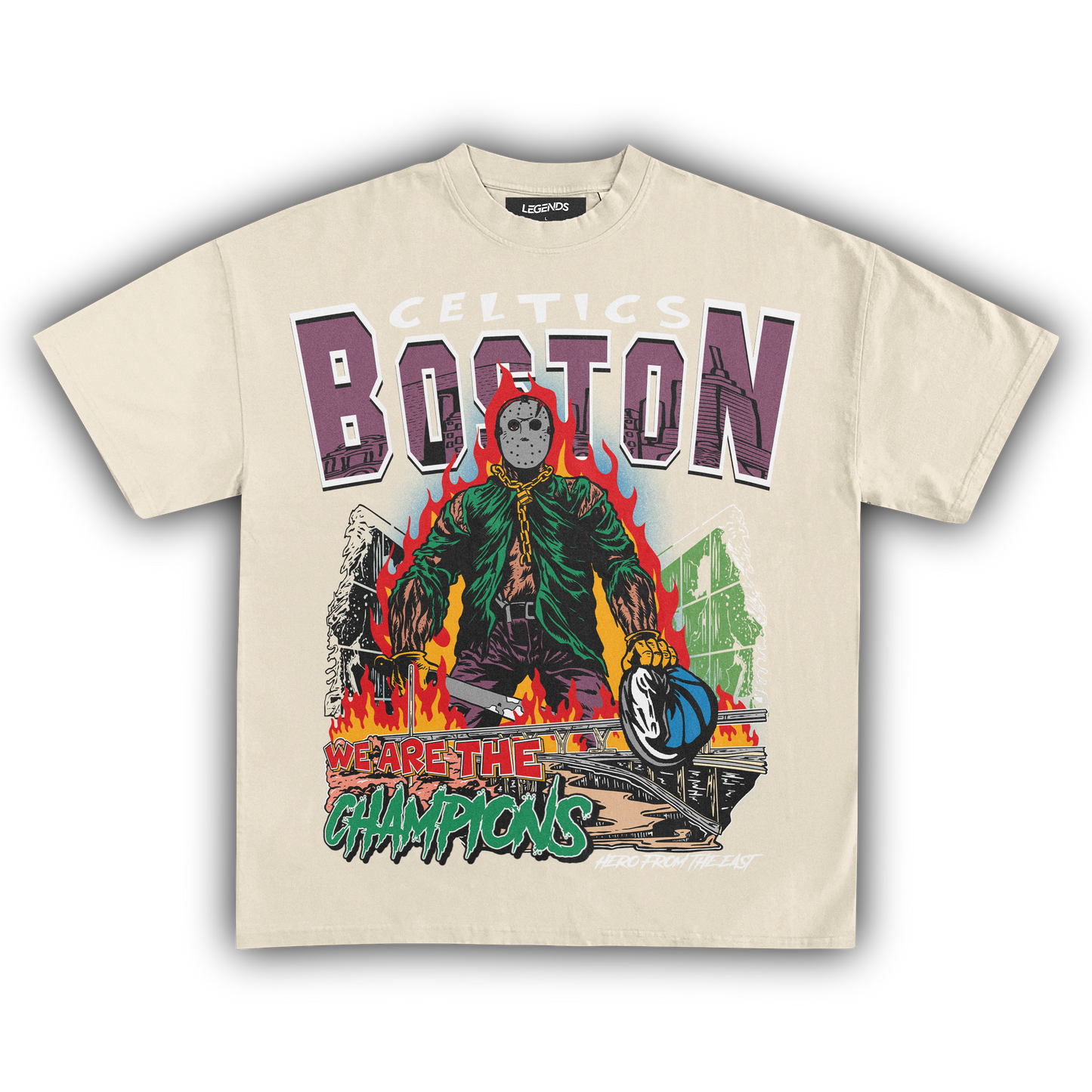 BOSTON CELTICS HELLFIRE TEE