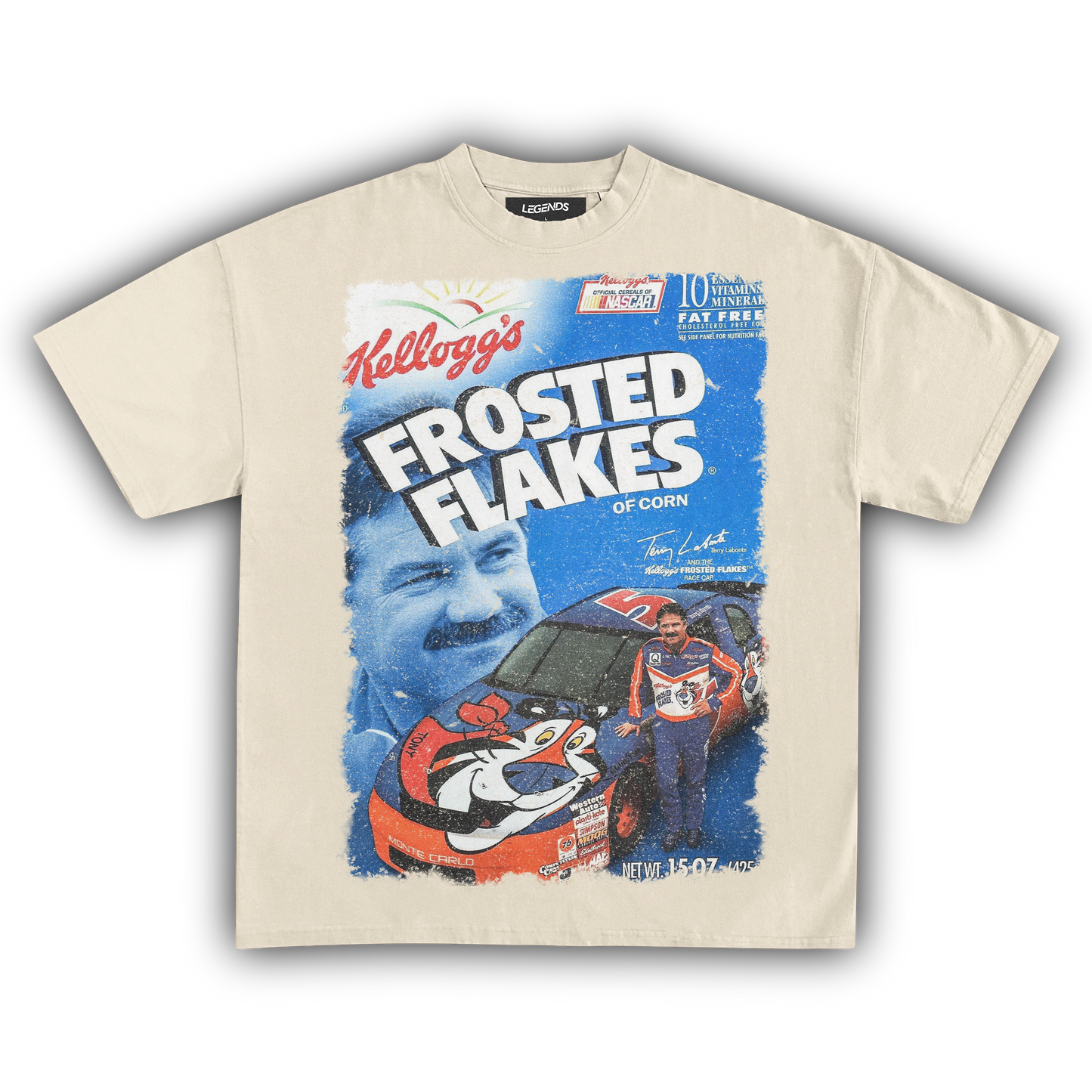 FROSTED FLAKES TONY LABONTE NASCAR VINTAGE TEE