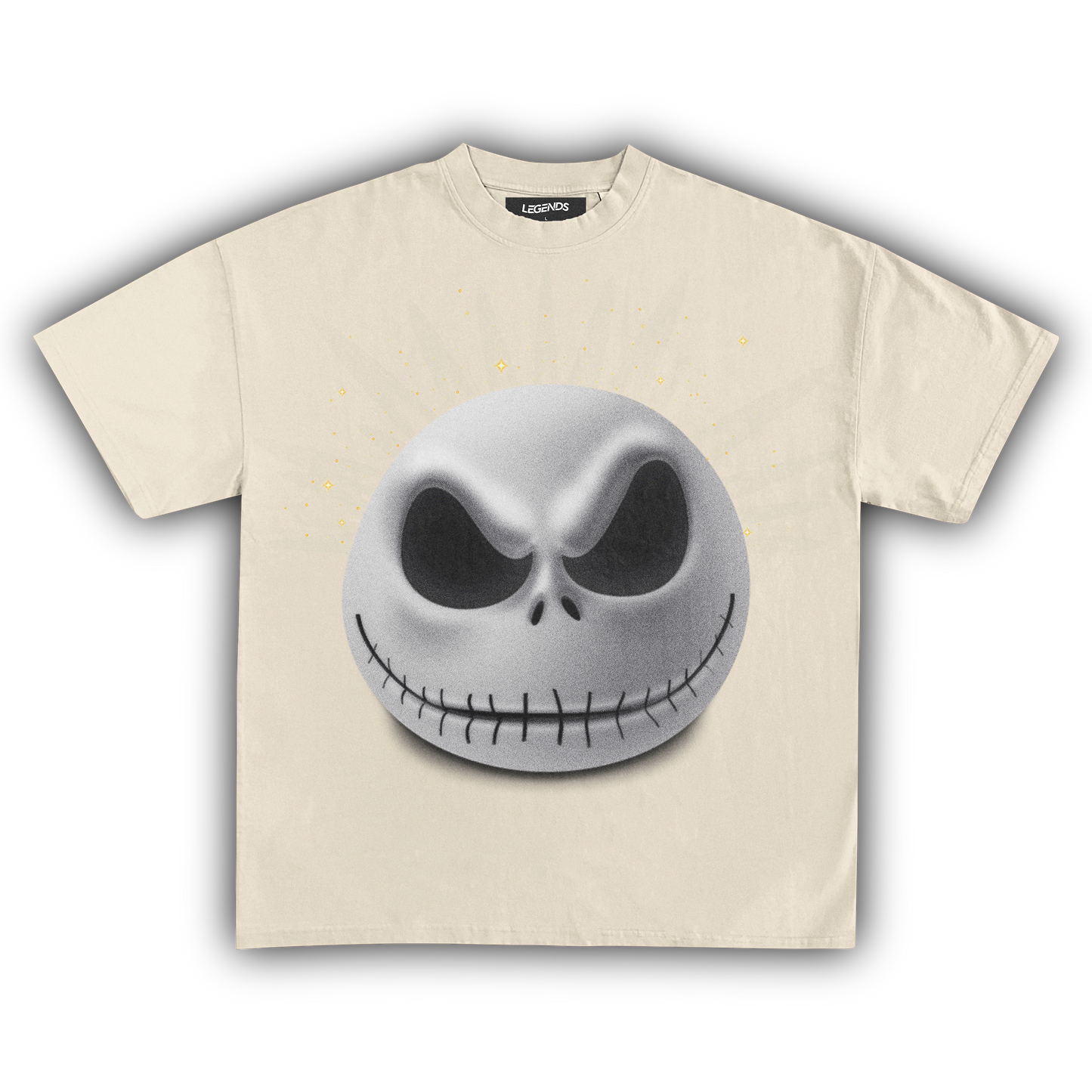 THE NIGHTMARE BEFORE CHRISTMAS: JACK SKELLINGTON BIG FACE TEE