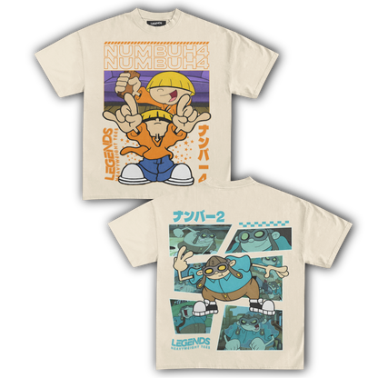 KIDS NEXT DOOR - NUMBER 4 & 2 TEE (DOUBLE SIDED)