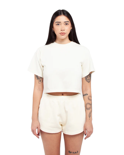 WOMEN'S FLEECE SHORTS (Cream)