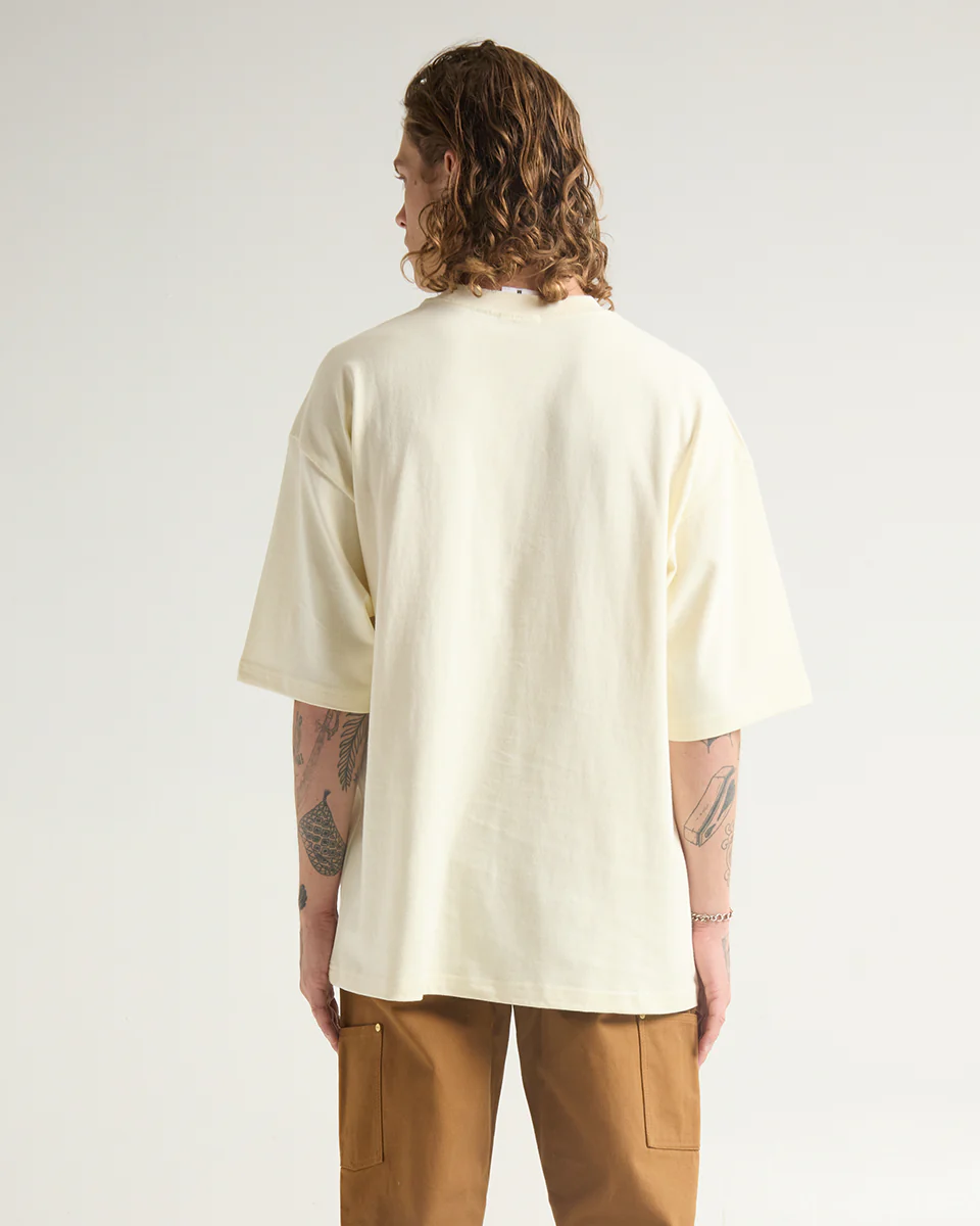 9.0 OZ SUPER HEAVYWEIGHT TEE (Cream)