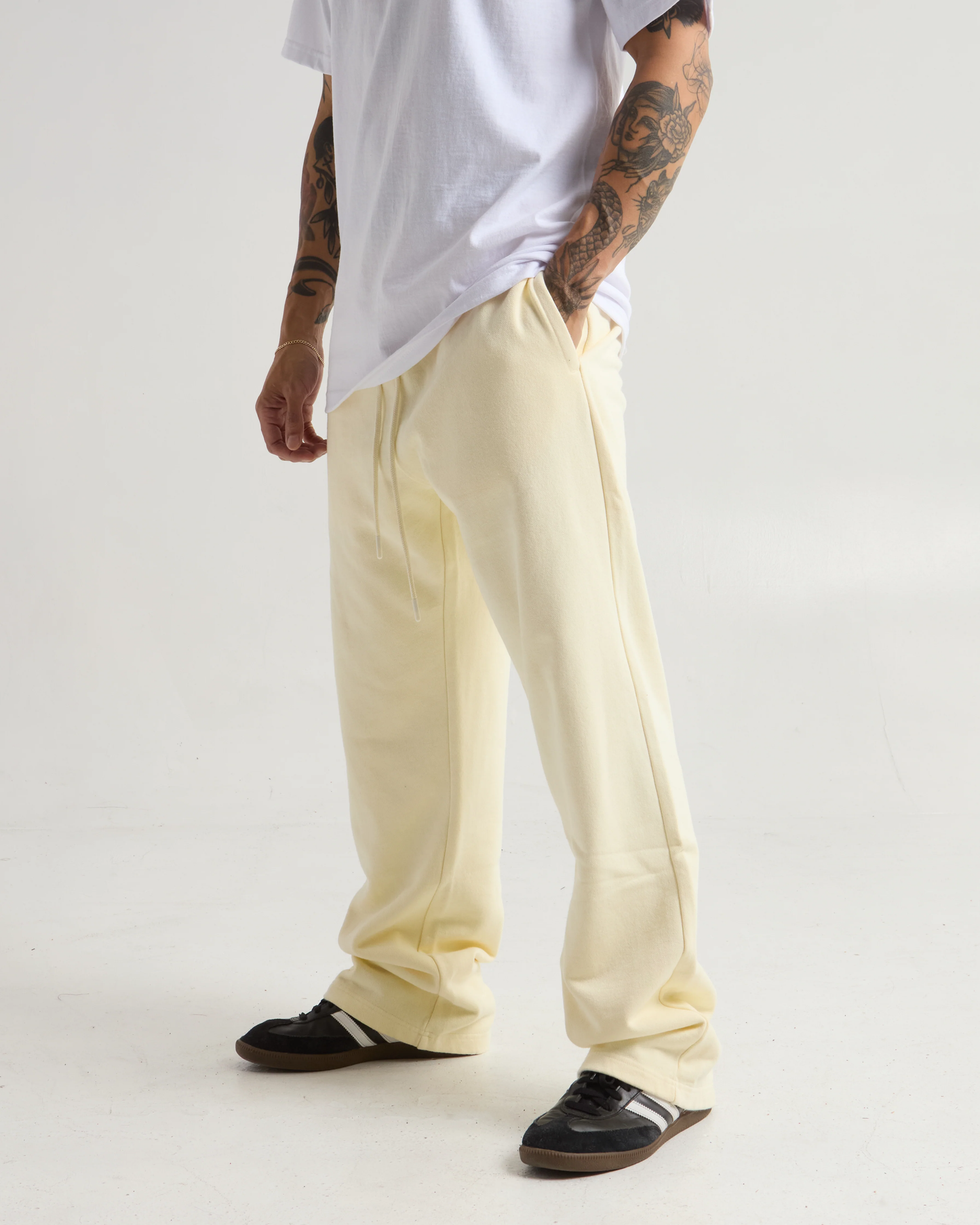 BAGGY HEAVYWEIGHT SWEATPANTS (Vintage Bone)