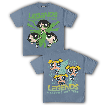 BUTTERCUP & BUBBLES TEE (DOUBLE SIDED)