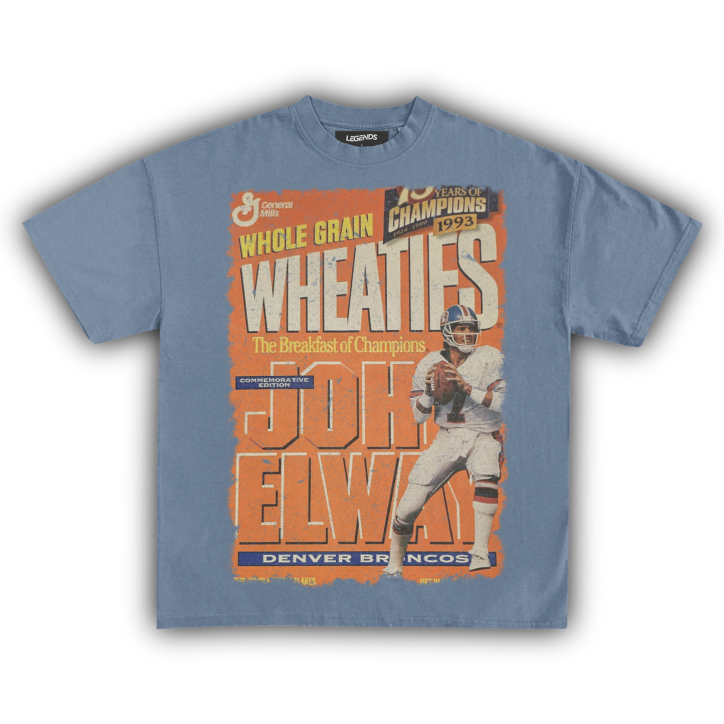 WHEATIES JOHN ELWAY 1993 VINTAGE TEE