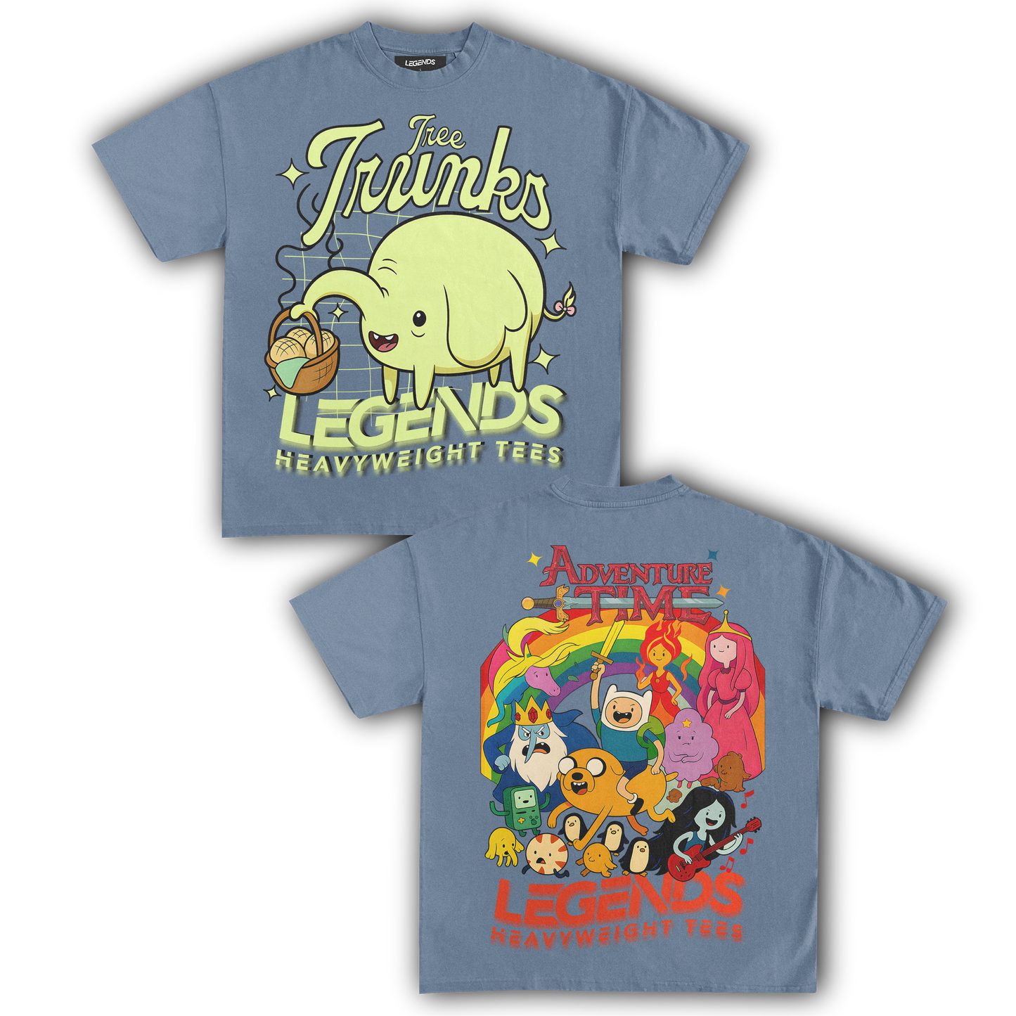ADVENTURE TIME - TREE TRUNKS TEE II (DOUBLE SIDED)