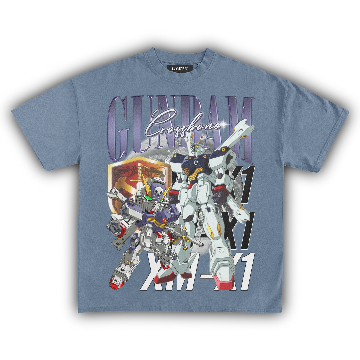 CROSSBONE GUNDAM XM-X1 VINTAGE TEE