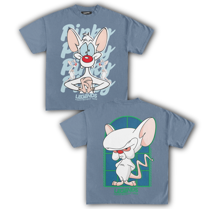 PINKY & THE BRAIN TEE II (DOUBE SIDED)