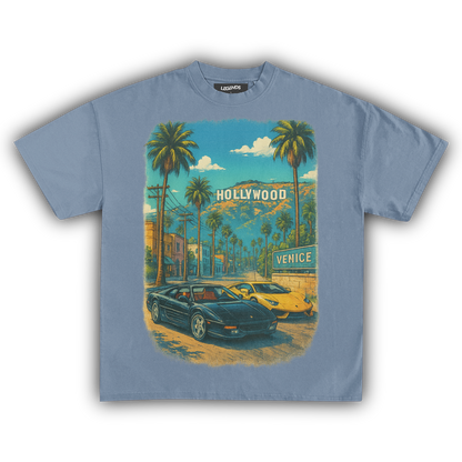HOLLYWOOD Y VENICE TEE