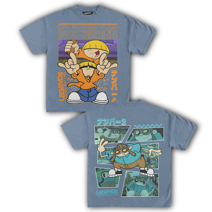 KIDS NEXT DOOR - NUMBER 4 & 2 TEE (DOUBLE SIDED)