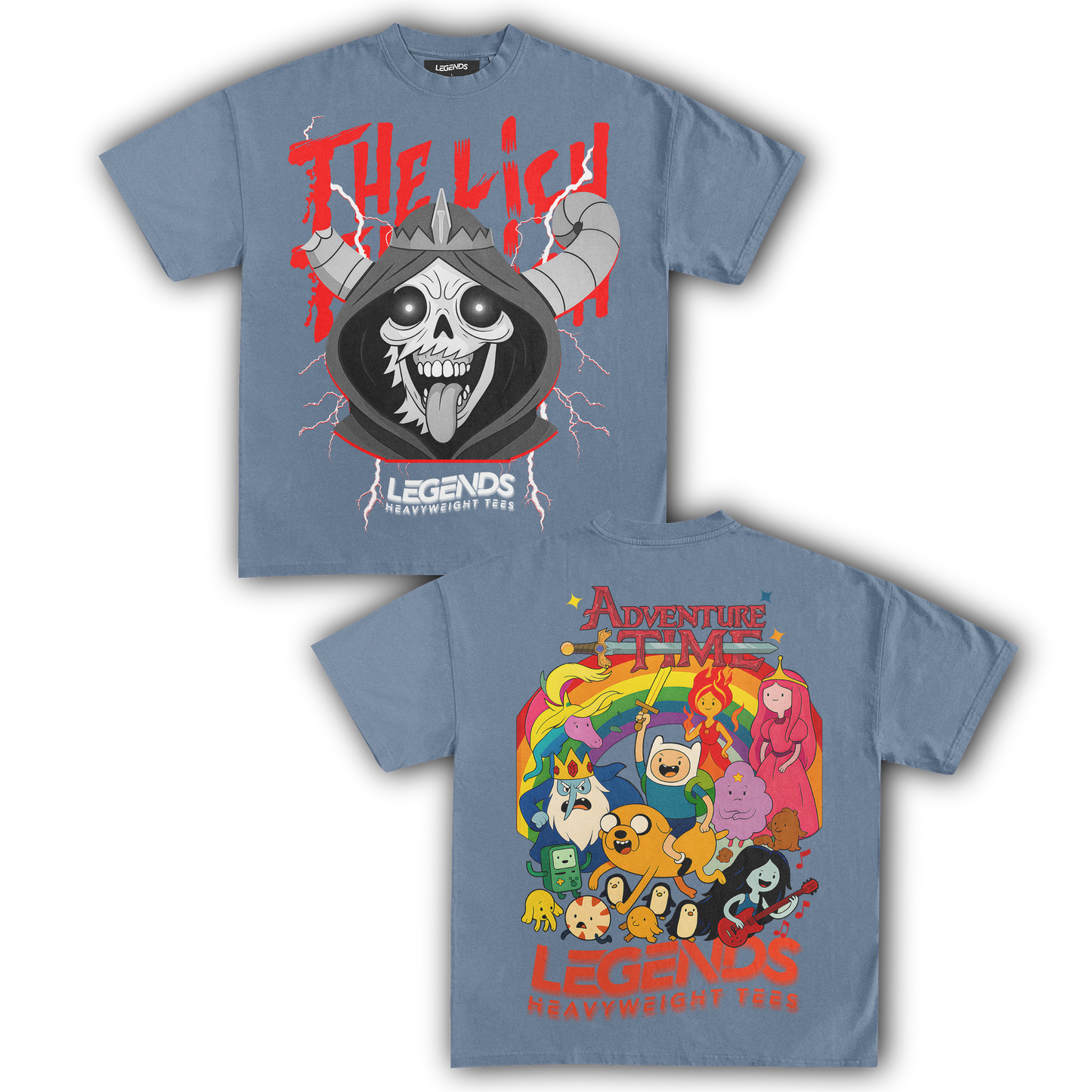 ADVENTURE TIME - THE LICH TEE II (DOUBLE SIDED)