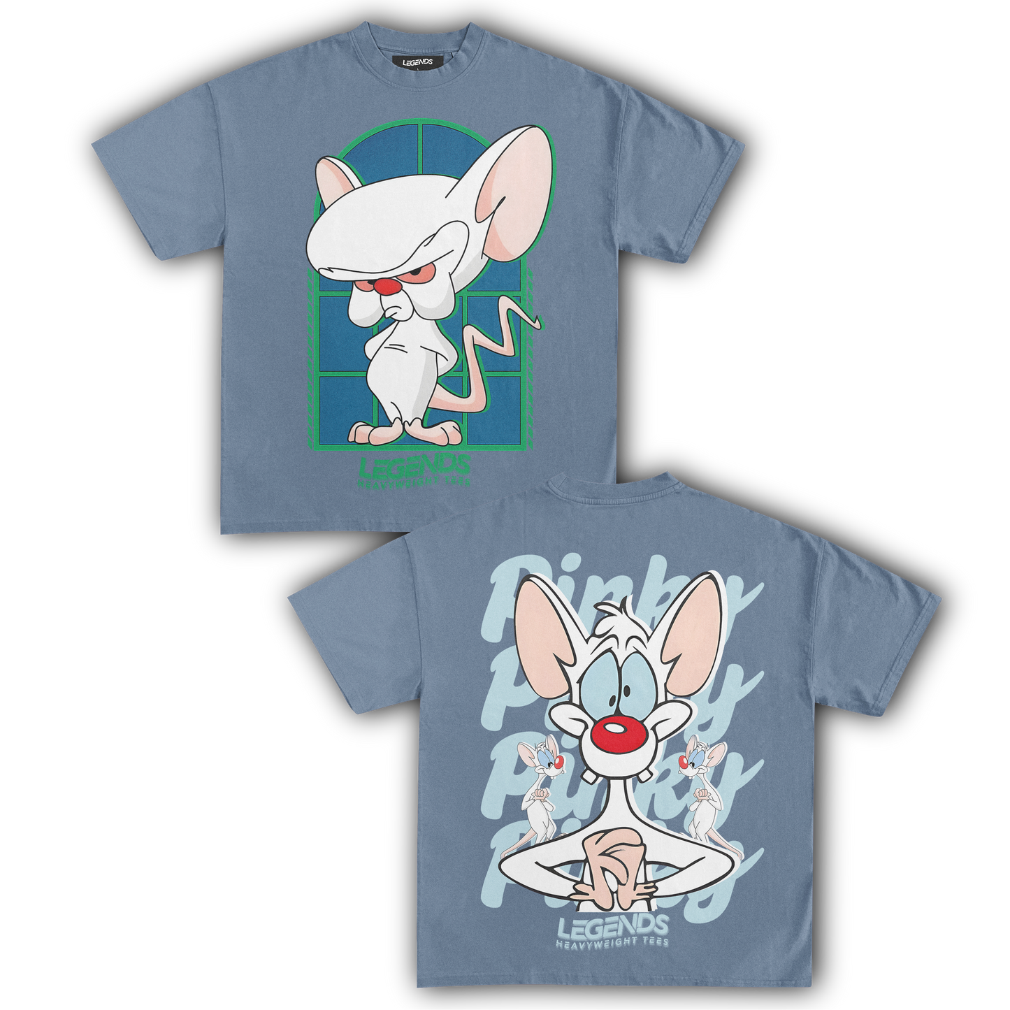 THE BRAIN & PINKY TEE (DOUBLE SIDED)