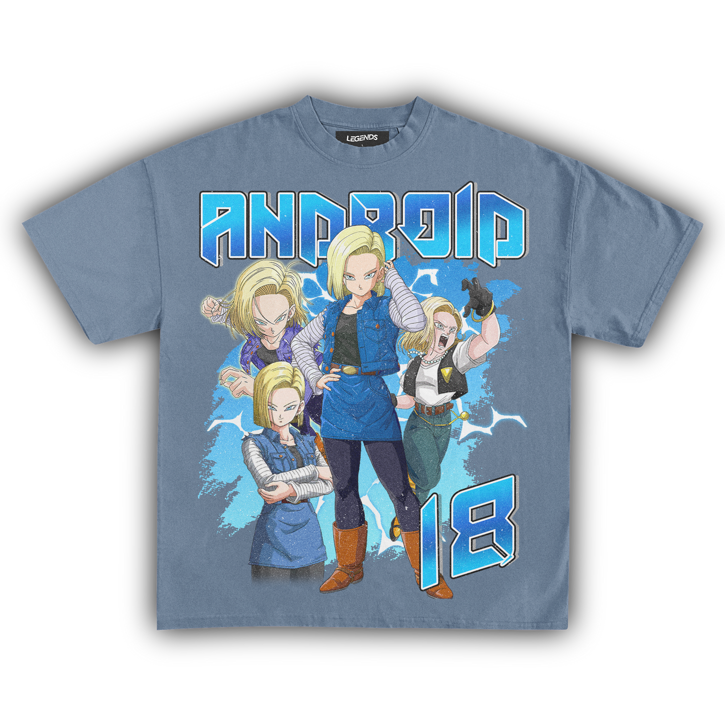 DRAGON BALL Z: ANDROID 18 VINTAGE TEE