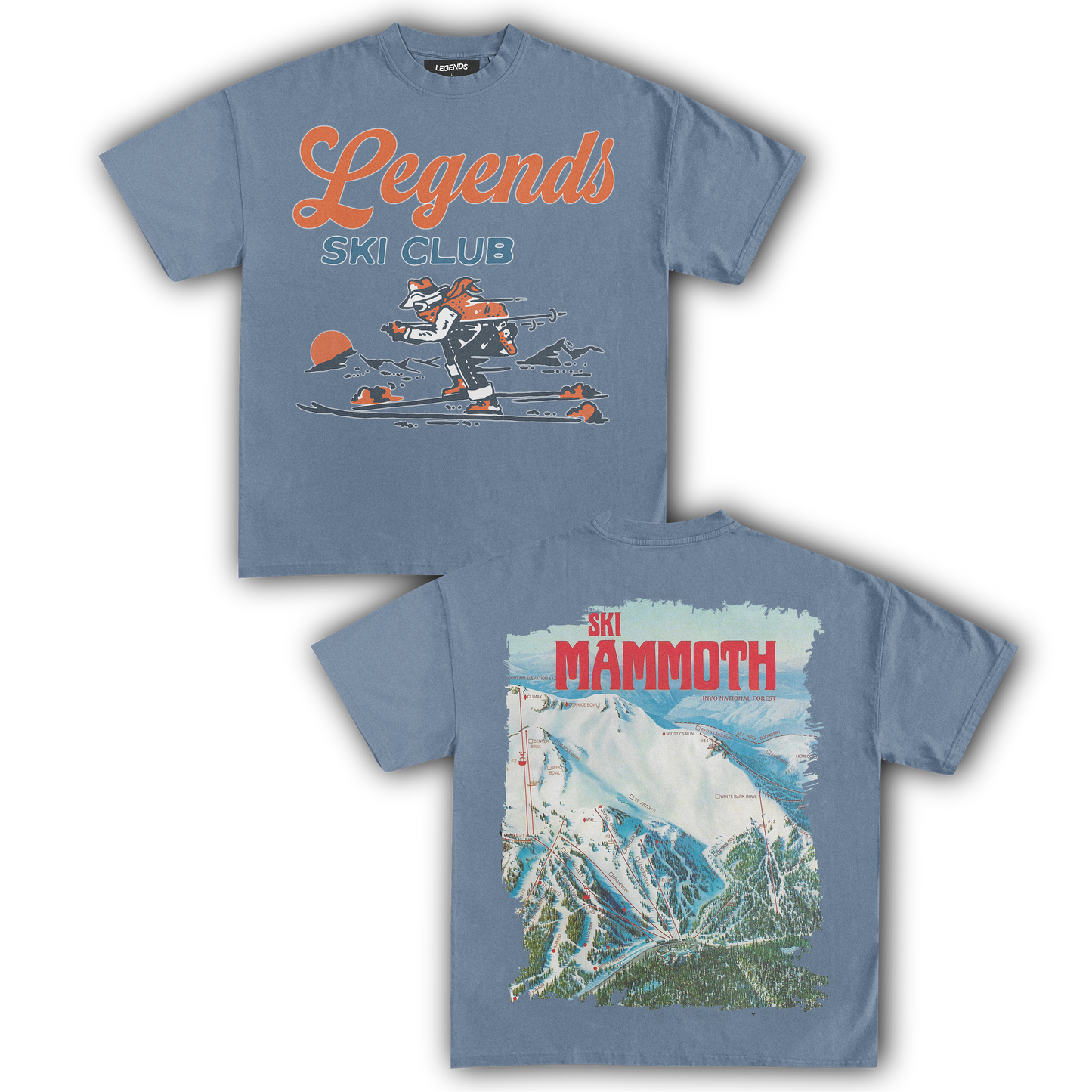 LEGENDS SKI CLUB - MAMMOTH II (DOUBLE SIDED)