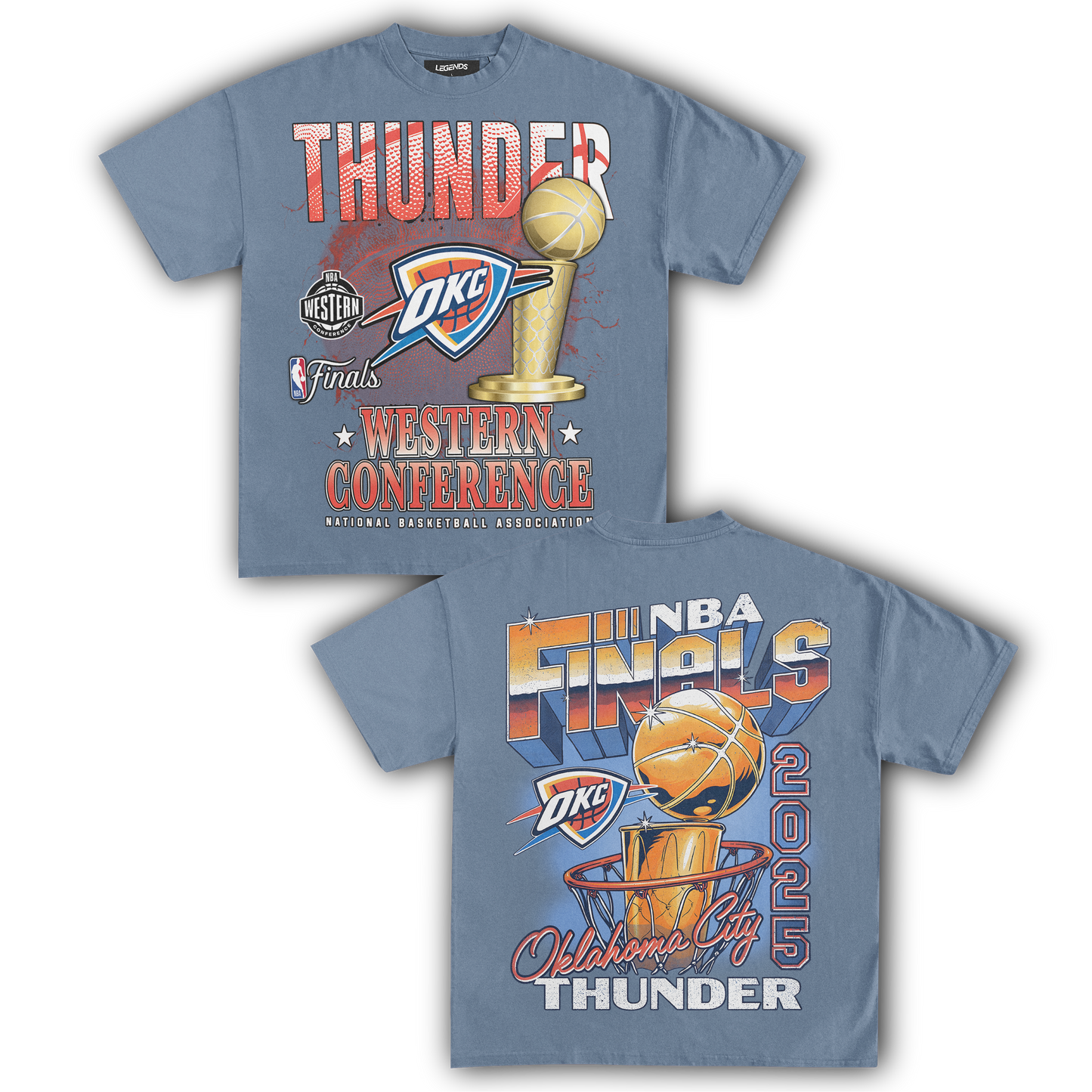 OHKLAHOMA CITY THUNDER I (DOUBLE SIDED)