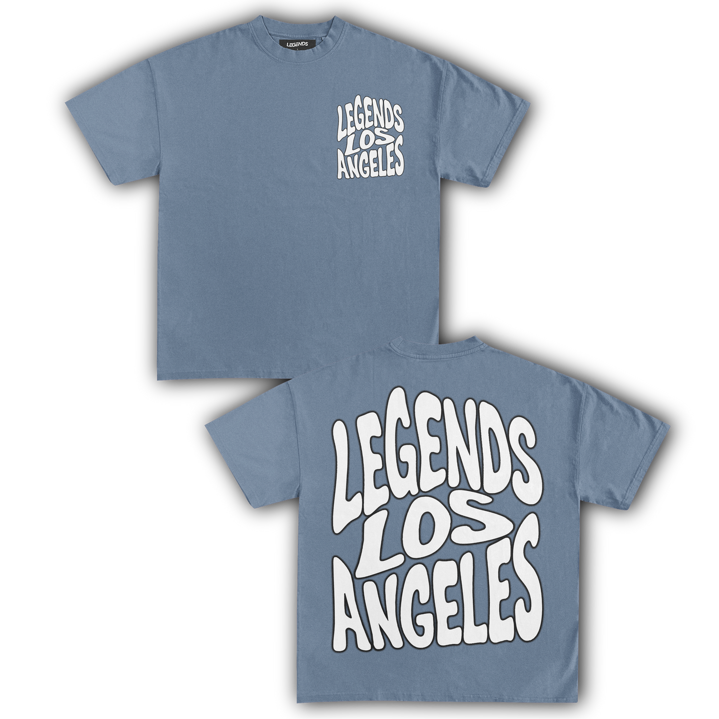 LEGENDS LOS ANGELES DOUBLE TEE WHITE
