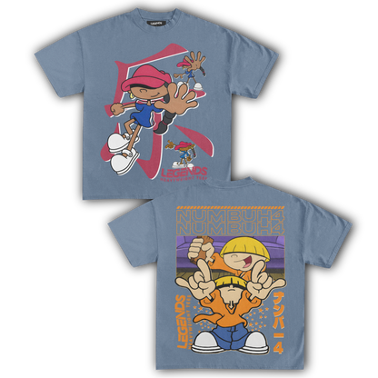 KIDS NEXT DOOR - NUMBER 5 & 4 TEE (DOUBLE SIDED)