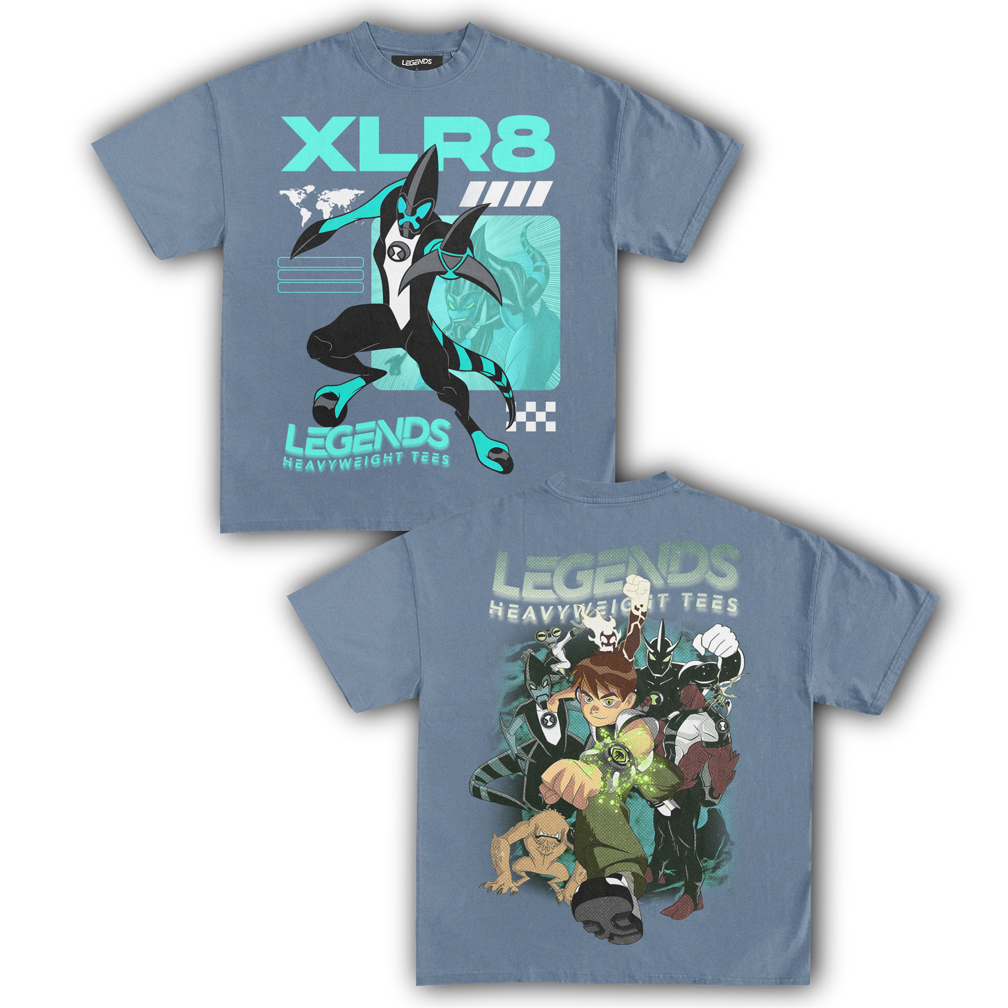 XRL8 & BEN 10 TEE (DOUBLE SIDED)