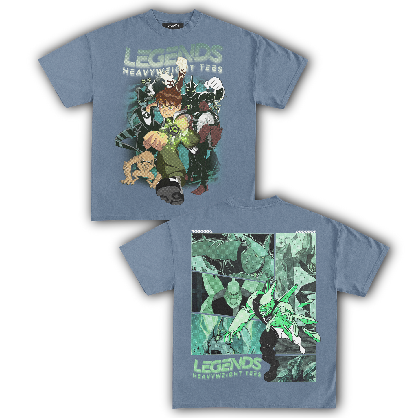 BEN 10 & DIAMONDHEAD TEE (DOUBLE SIDED)
