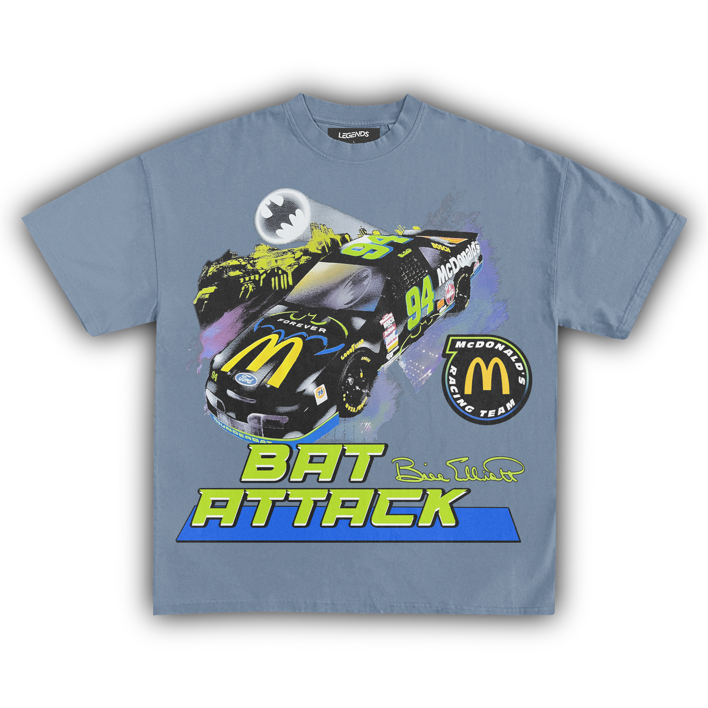 BAT ATTACK BILL ELLIOTT TEE