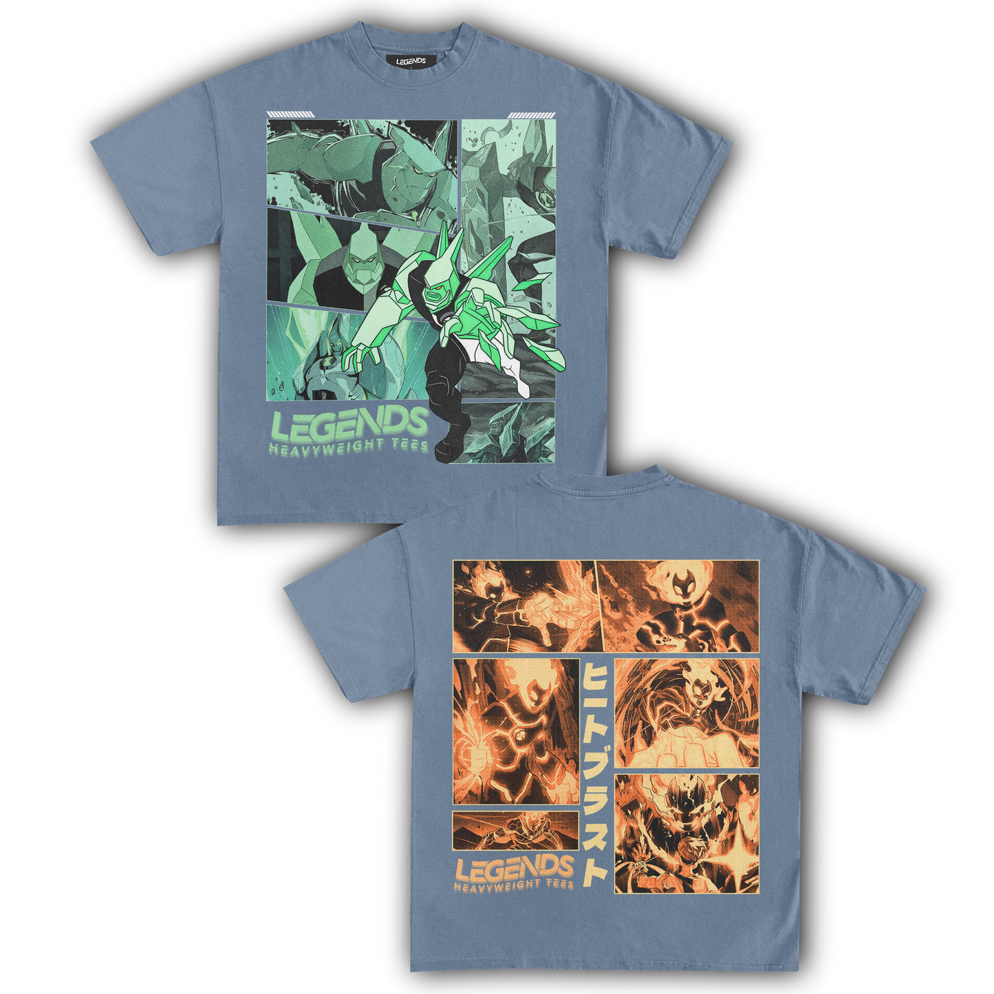 DIAMONDHEAD & HEATBLAST TEE (DOUBLE SIDED)