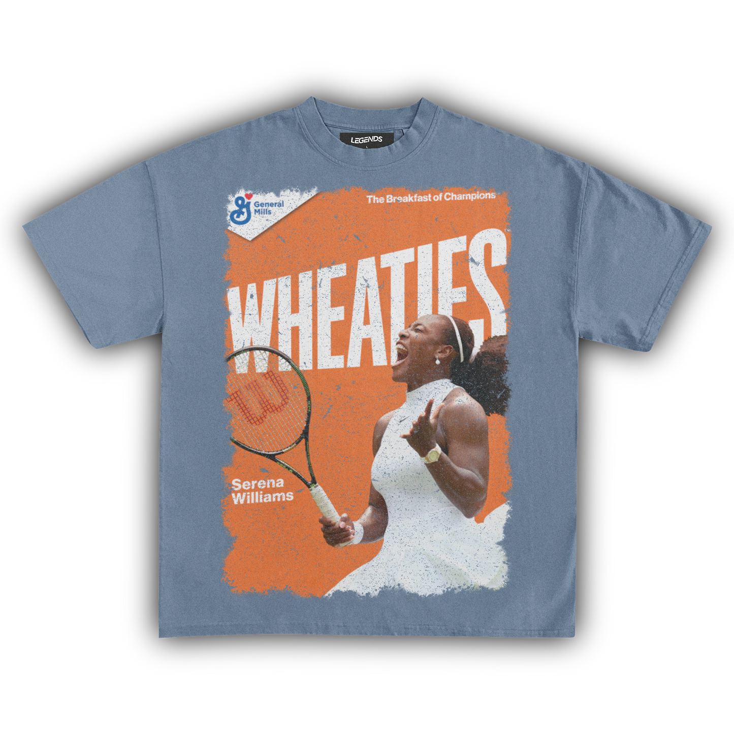 WHEATIES SERENA WILLIAMS 2001 VINTAGE TEE