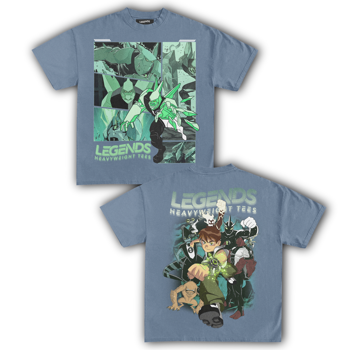 DIAMONDHEAD & BEN 10 TEE (DOUBLE SIDED)