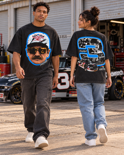DALE EARNHARDT BIG 3 TEE (Double Sided)