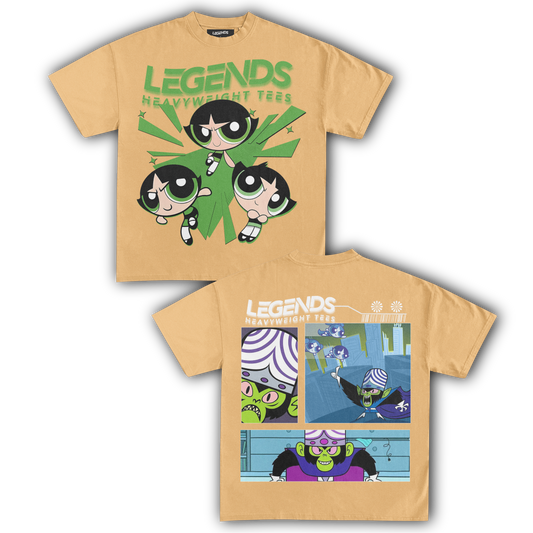 BUTTERCUP & MOJO JOJO TEE (DOUBLE SIDED)