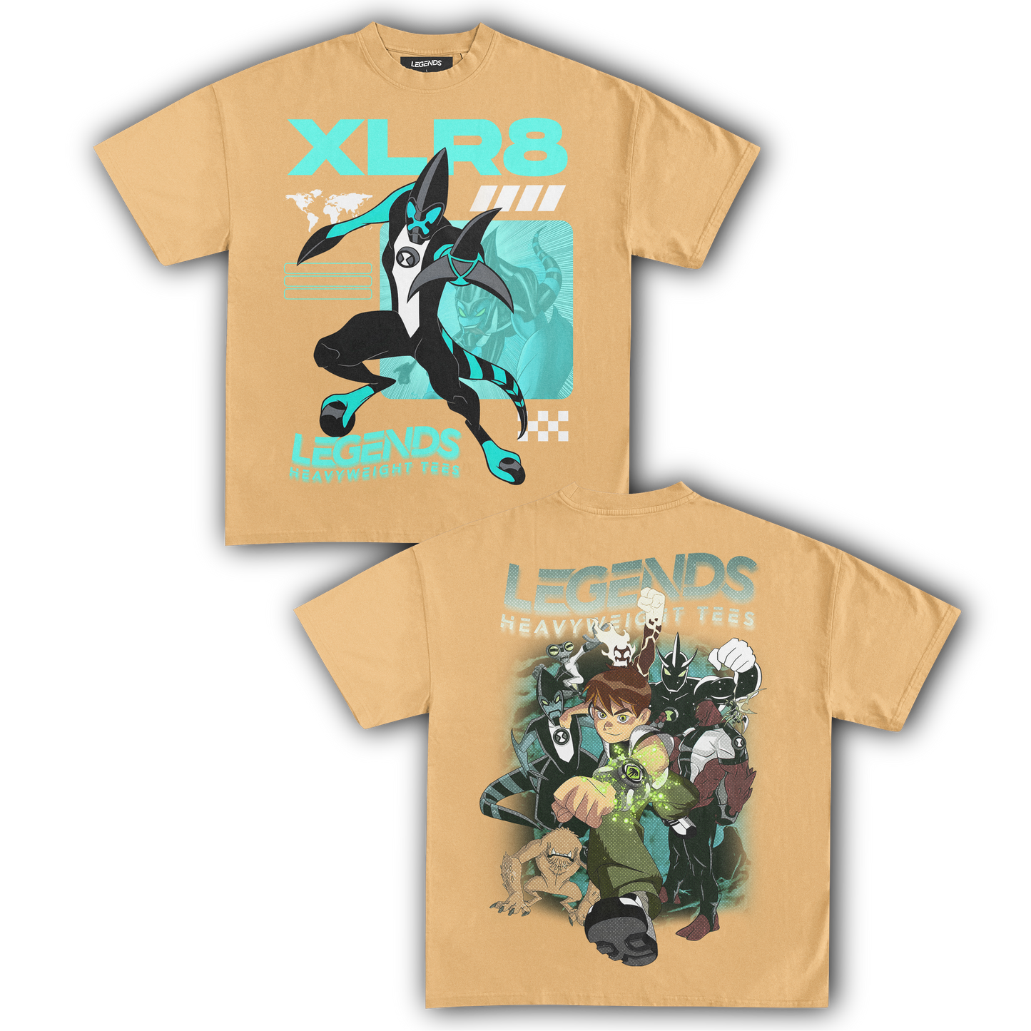 XRL8 & BEN 10 TEE (DOUBLE SIDED)