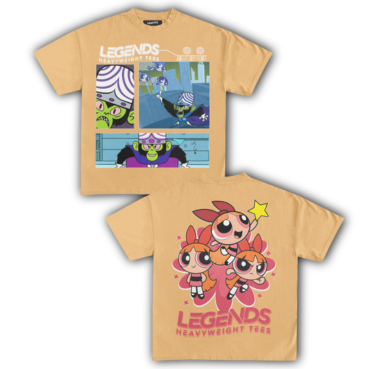 MOJO JOJO & BLOSSOM TEE (DOUBLE SIDED)