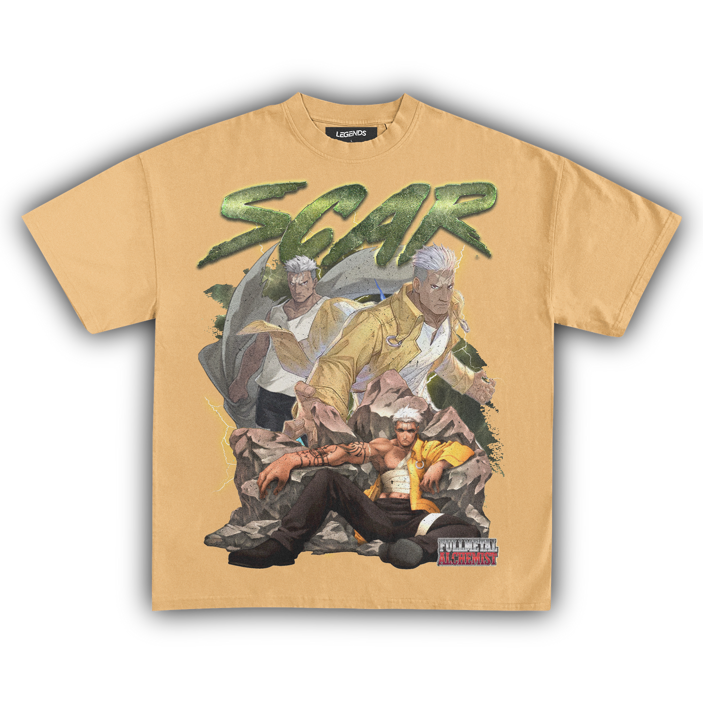 FULL METAL ALCHEMIST: SCAR VINTAGE TEE