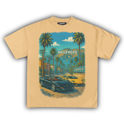 HOLLYWOOD Y VENICE TEE