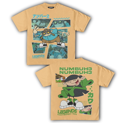 KIDS NEXT DOOR - NUMBER 2 & 3 TEE (DOUBLE SIDED)