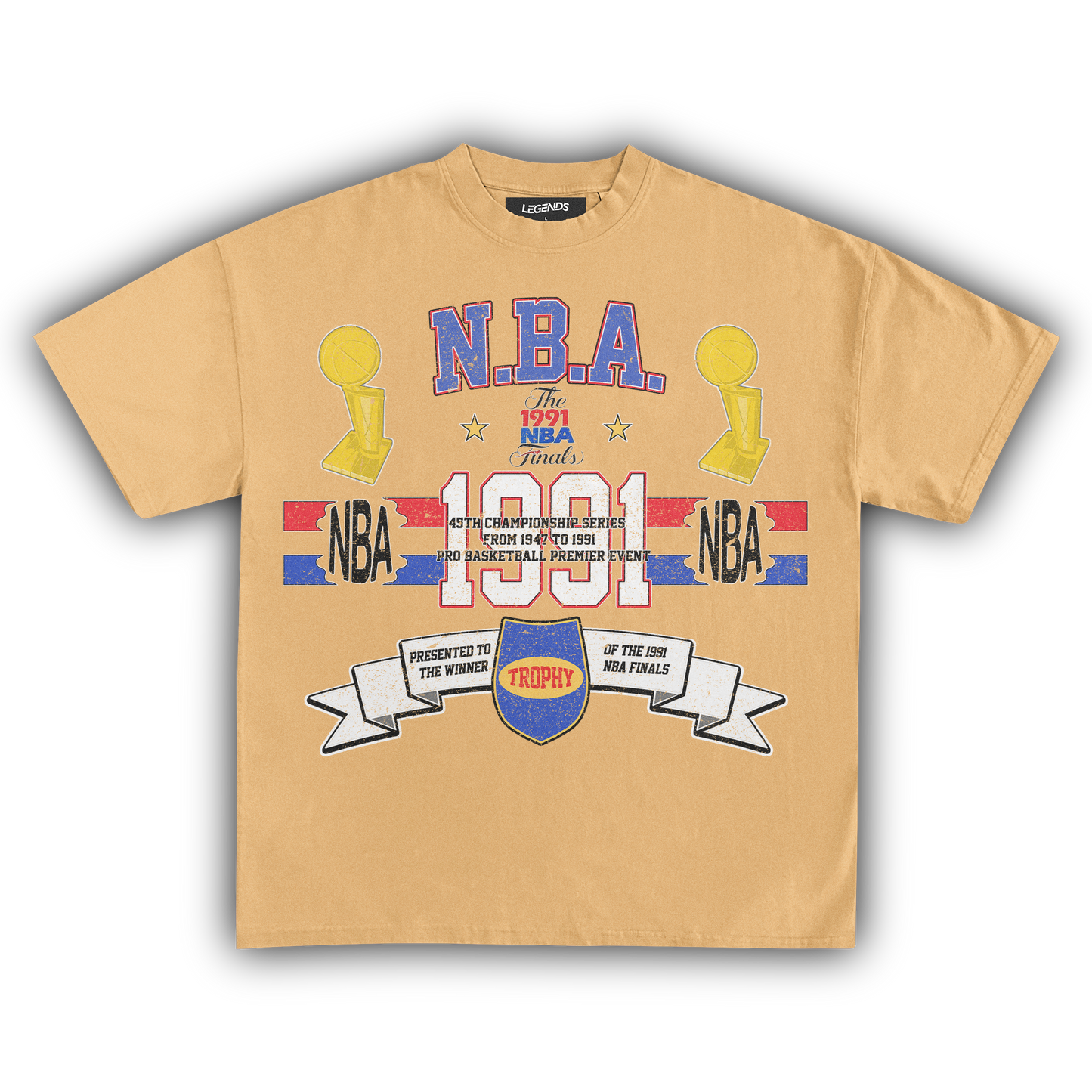 1991 BASKETBALL CHAMPIONS VINTAGE TEE