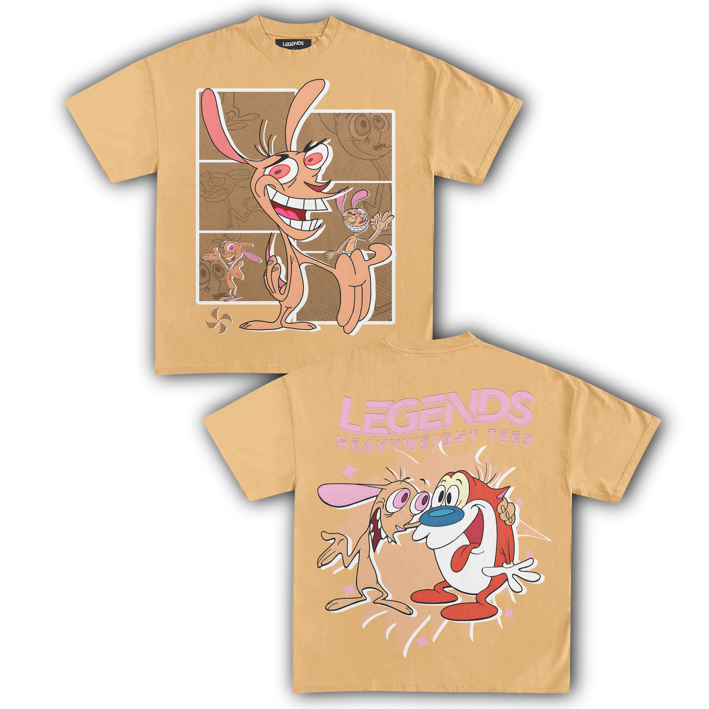 REN & STIMPY TEE III (DOUBLE SIDED)