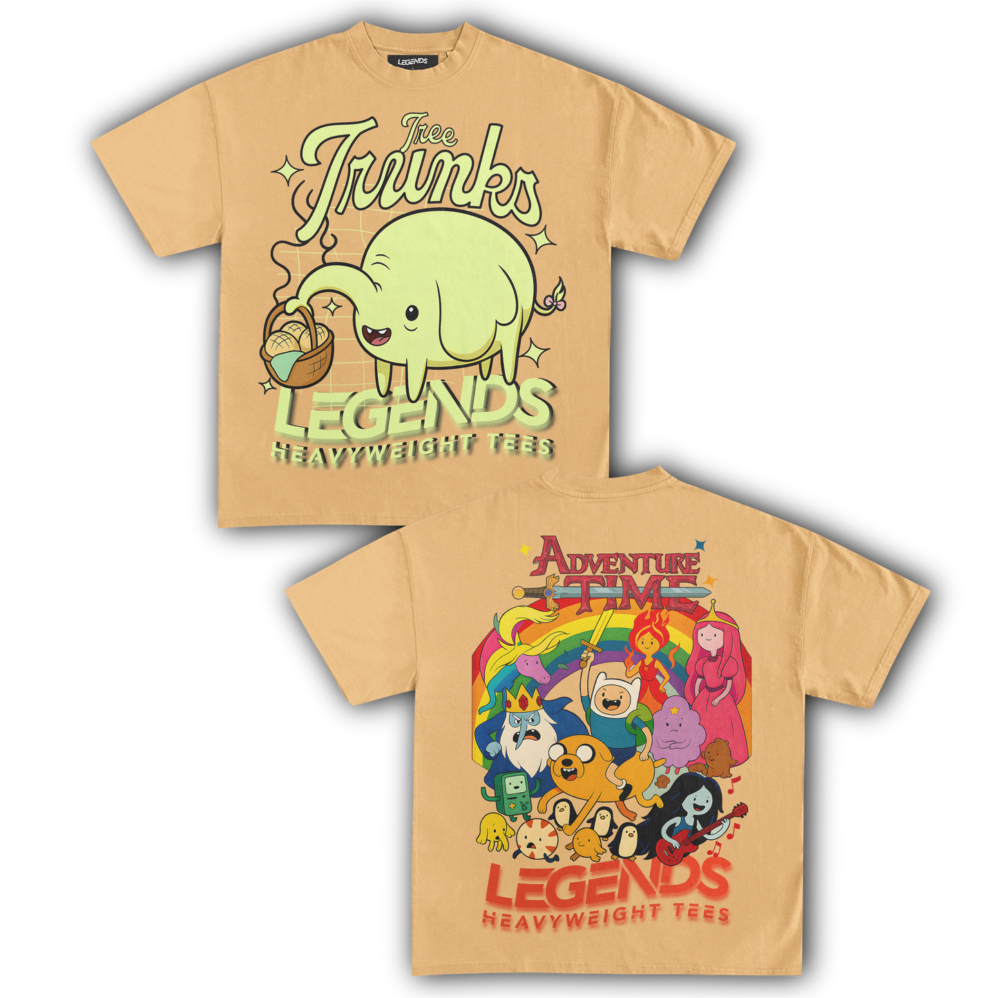 ADVENTURE TIME - TREE TRUNKS TEE II (DOUBLE SIDED)