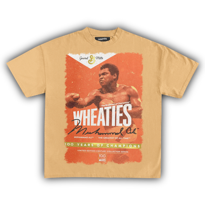 WHEATIES MUHAMMAD ALI 1999 VINTAGE TEE