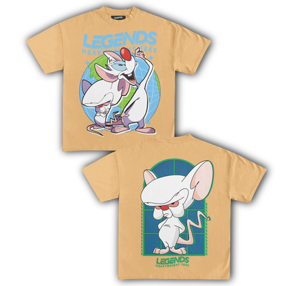 PINKY & THE BRAIN TEE IV (DOUBLE SIDED)