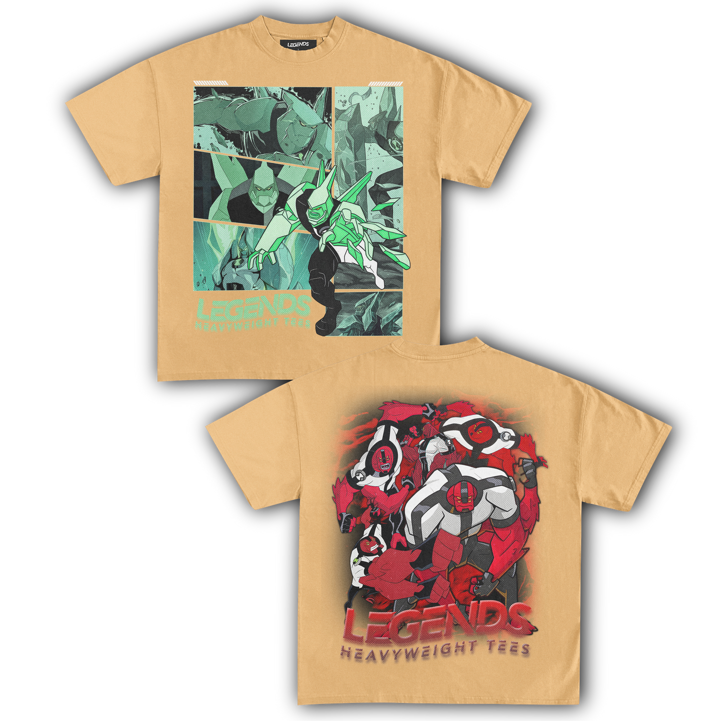 DIAMONDHEAD & FOURARMS TEE (DOUBLE SIDED)