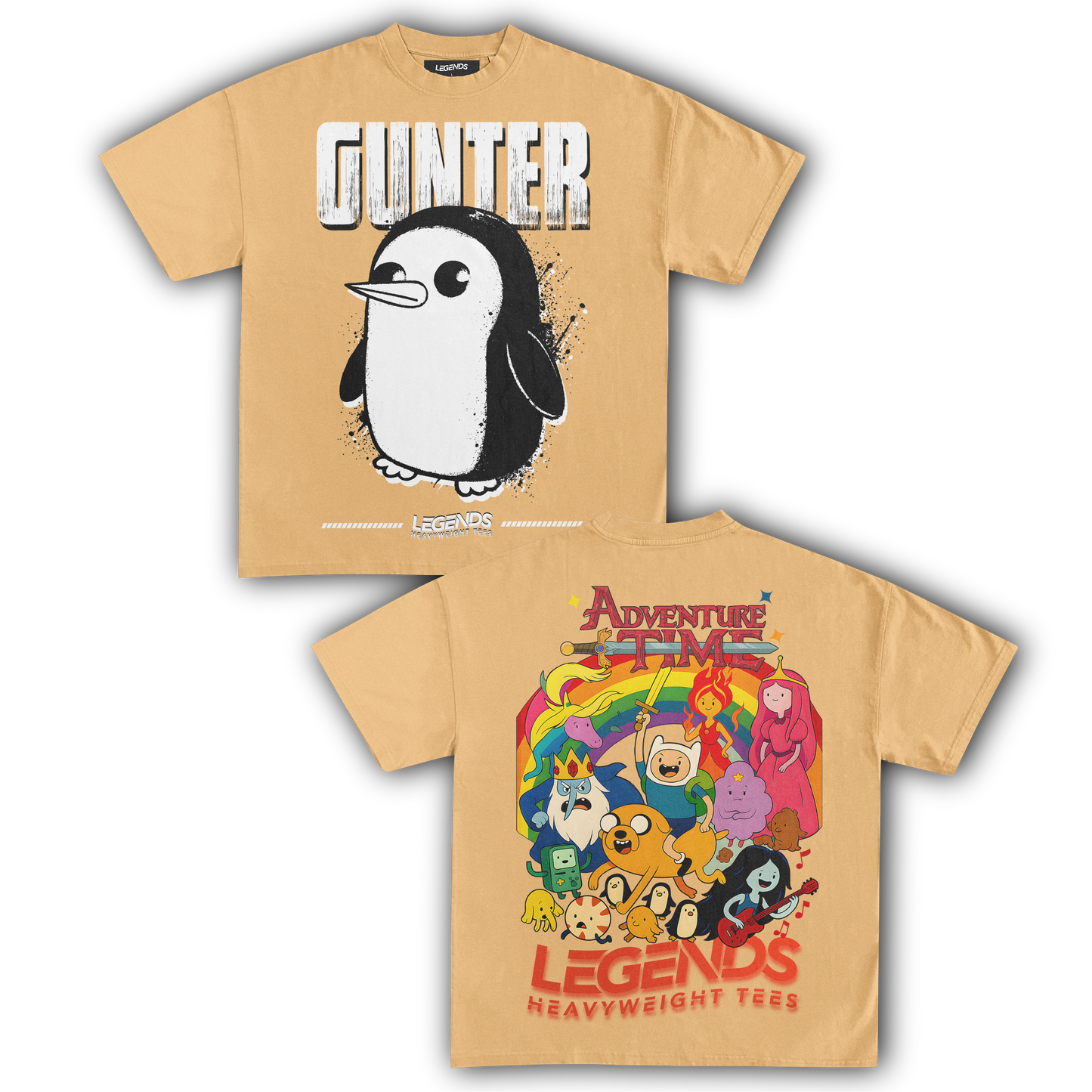 ADVENTURE TIME - GUNTER TEE IV (DOUBLE SIDED)