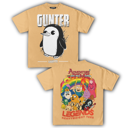 ADVENTURE TIME - GUNTER TEE IV (DOUBLE SIDED)