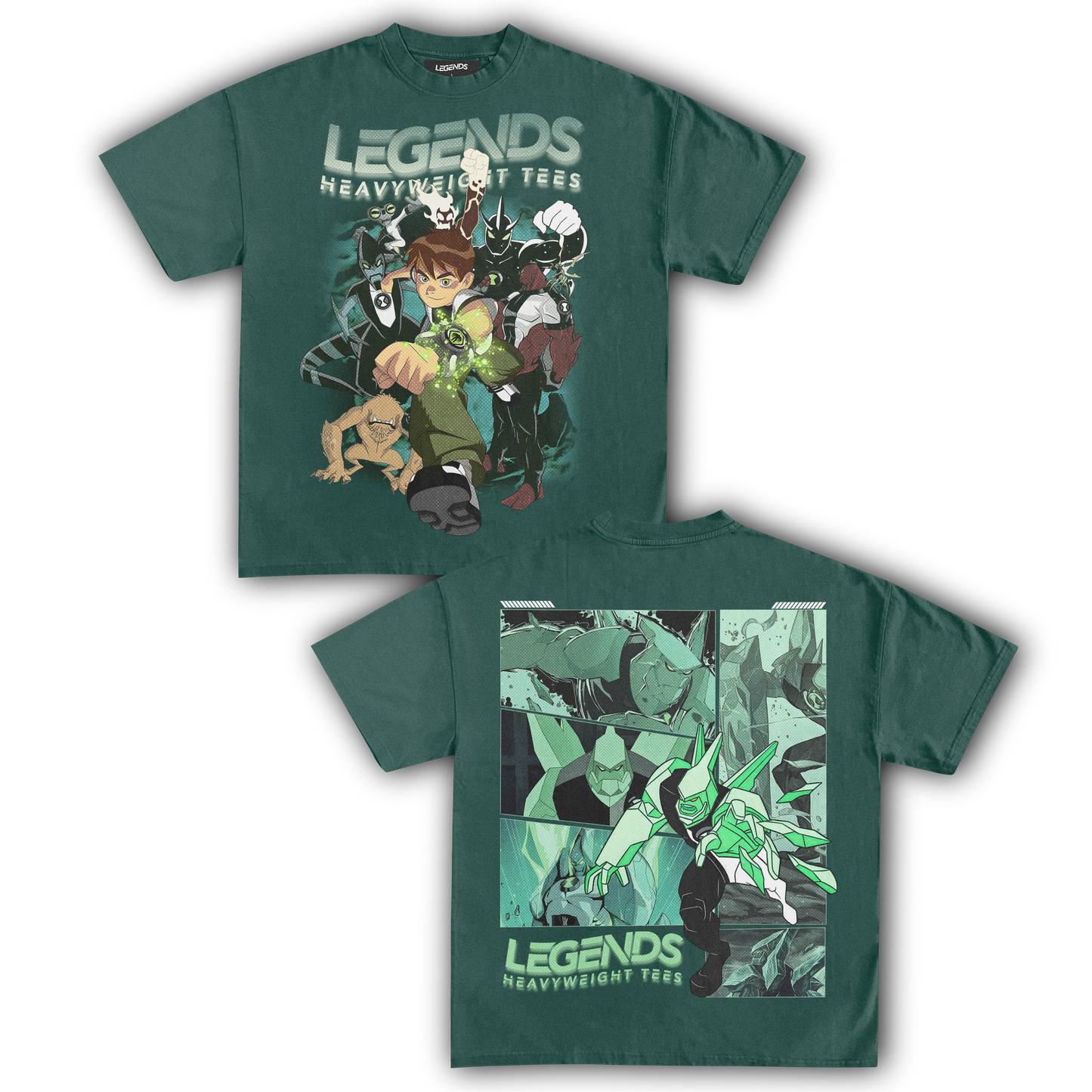 BEN 10 & DIAMONDHEAD TEE (DOUBLE SIDED)