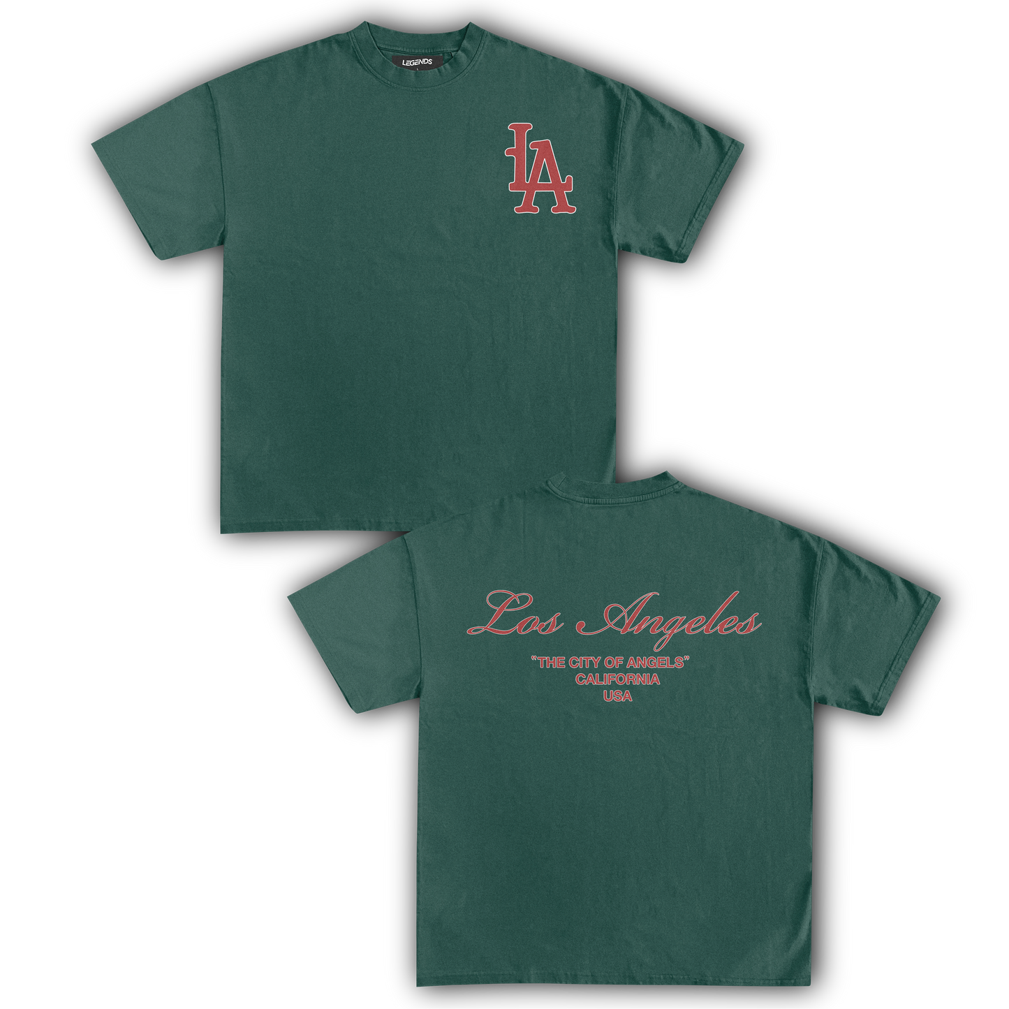 CITY OF ANGELS V1 DOUBLE TEE WHITE