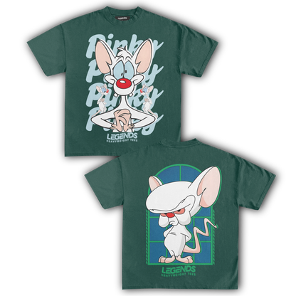 PINKY & THE BRAIN TEE II (DOUBE SIDED)