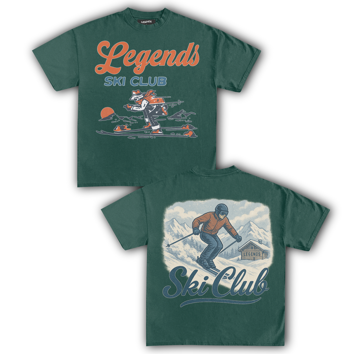 LEGENDS SKI CLUB - SKI CLUB II (DOUBLE SIDED)