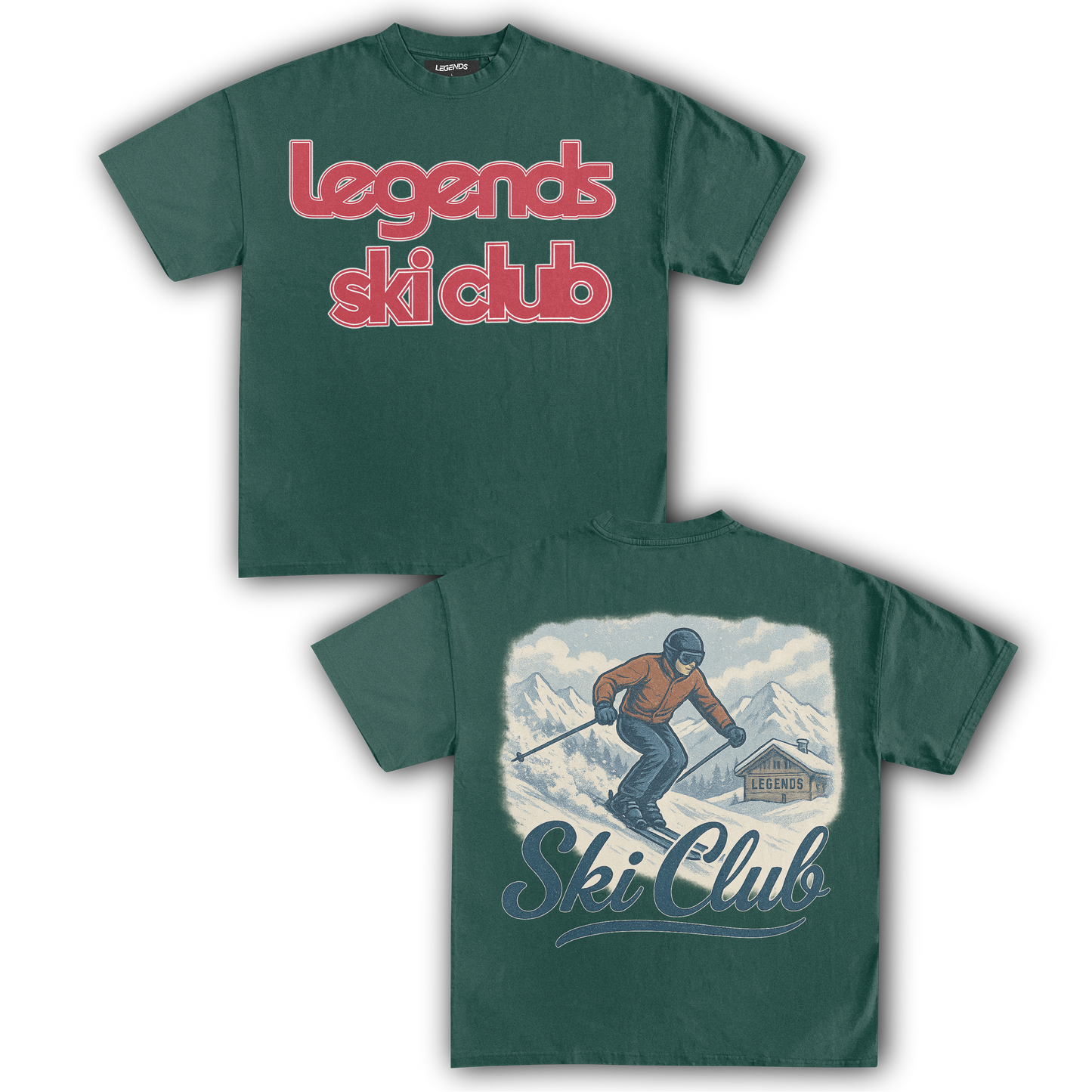 SKI CLUB LEGENDS - SKI CLUB II (DOUBLE SIDED)